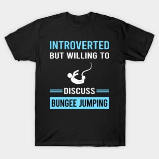 Introverted Bungee Jumping Jump Jumper T-Shirt